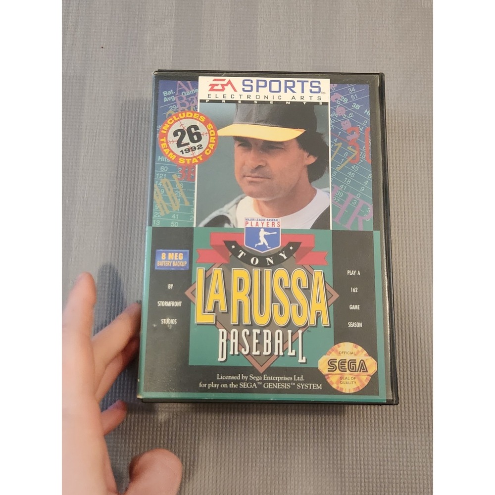 Tony La Russa Baseball (Sega Genesis, 1993)